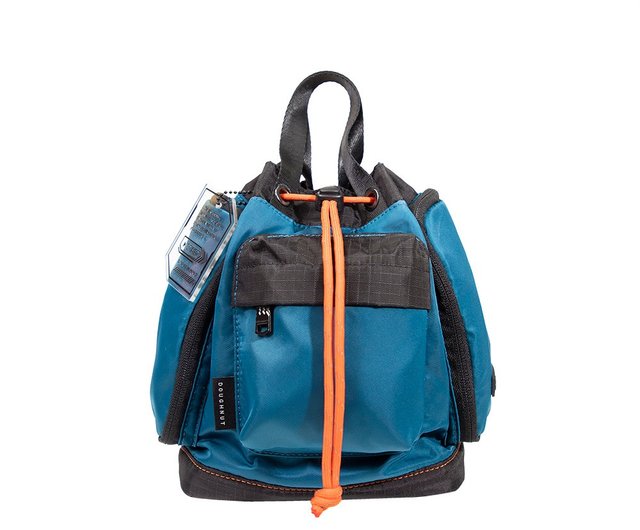 DOUGHNUT Water-Repellent Multi-Pocket Mini Backpack-Blue-Plus One Mini HA -  Shop doughnut-tw Backpacks - Pinkoi