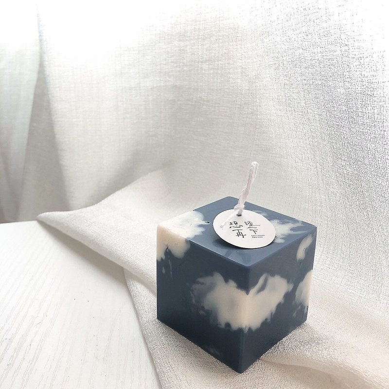 Record the sky | cloud shape scented candle - Candles & Candle Holders - Wax Blue