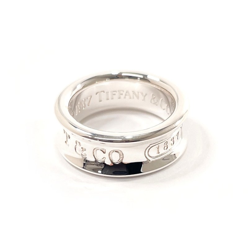 【日本直送 中古美品】6.5号 ティファニー TIFFANY&Co. リング・指輪 1837 - 戒指 - 純銀 銀色