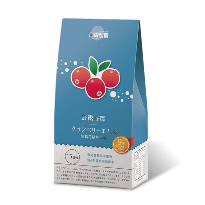 日森製藥 舒密野莓 (蔓越莓精華萃取) - 其他 - 紙 紅色