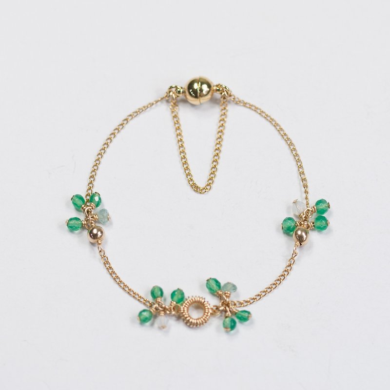 Dandelion/ Bracelet - สร้อยข้อมือ - โลหะ สีเขียว