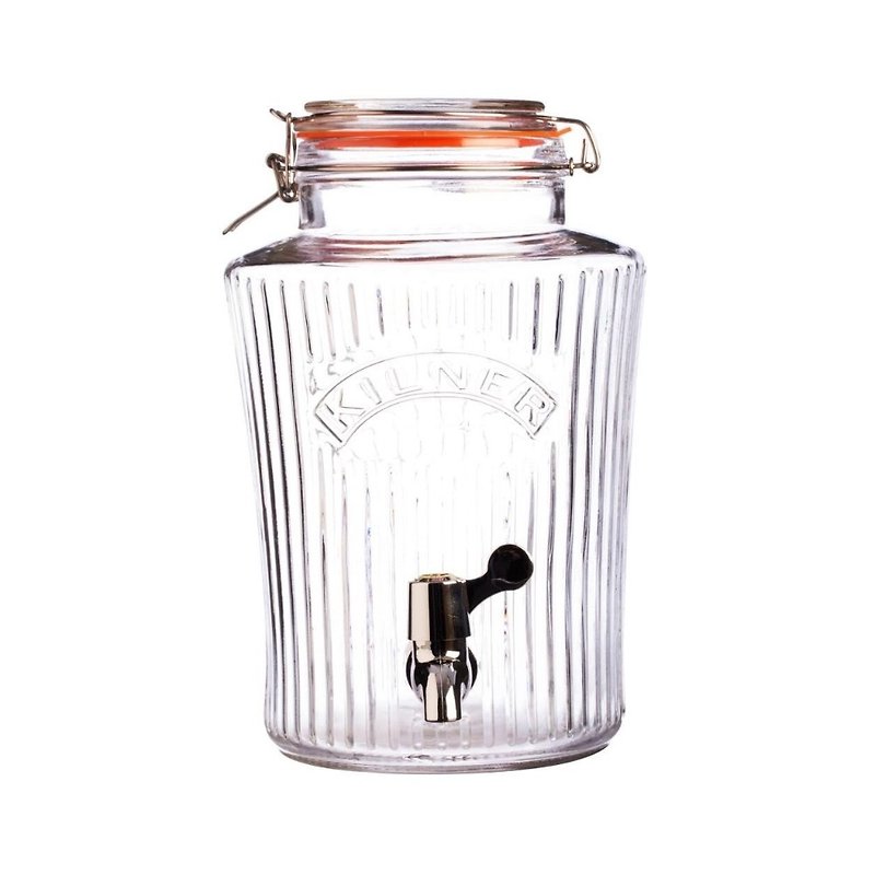 KILNER vintage glass beverage bucket - Other - Glass Transparent