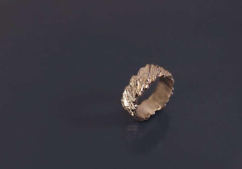 Water Series-Iceberg 925 Silver - General Rings - Sterling Silver Brown