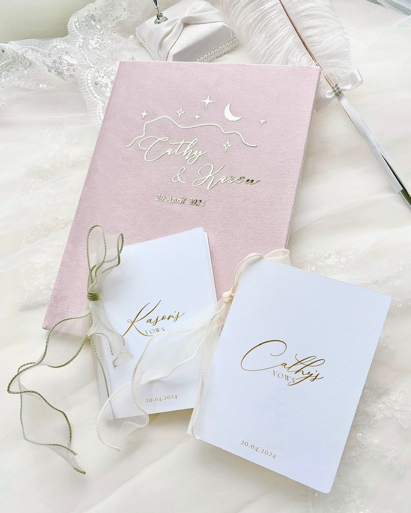 moonism 結婚證書套+vows card - Logo 設計/圖案設計 - 其他材質 