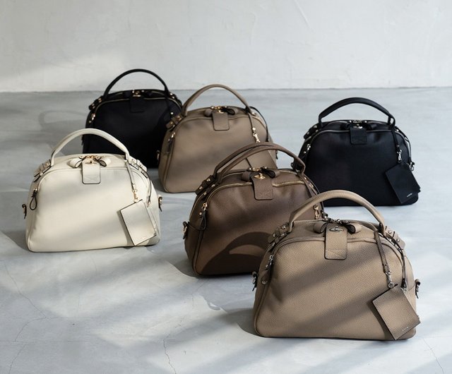 7th Generation Genuine Leather 2way Tote Bag Boston Bag Shoulder