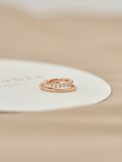 CHUREÈ JEWELRY | ETHEREAL真摯耳骨夾 | 18K金 鑽石輕珠寶