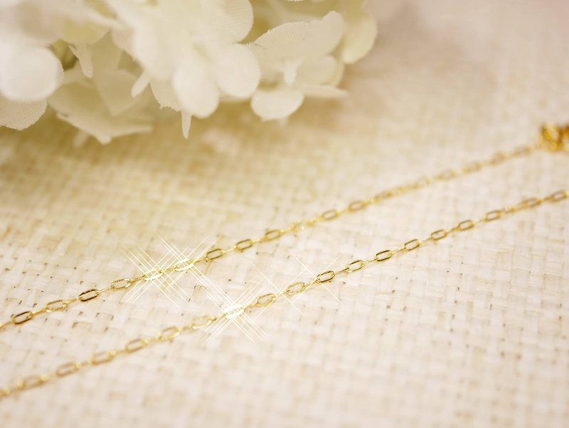 Gold Necklace - Long Cross Chain - Gold 9999 - สร้อยคอ - ทอง 24 เค สีทอง