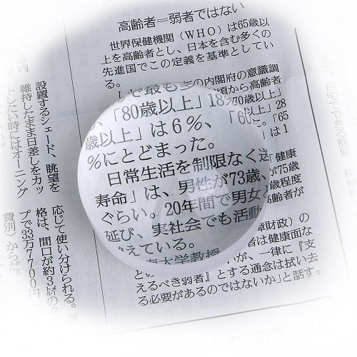 I.L.K. 日本池田 5x/15D/60mm 日本製光學白玻璃文鎮型放大鏡 1880