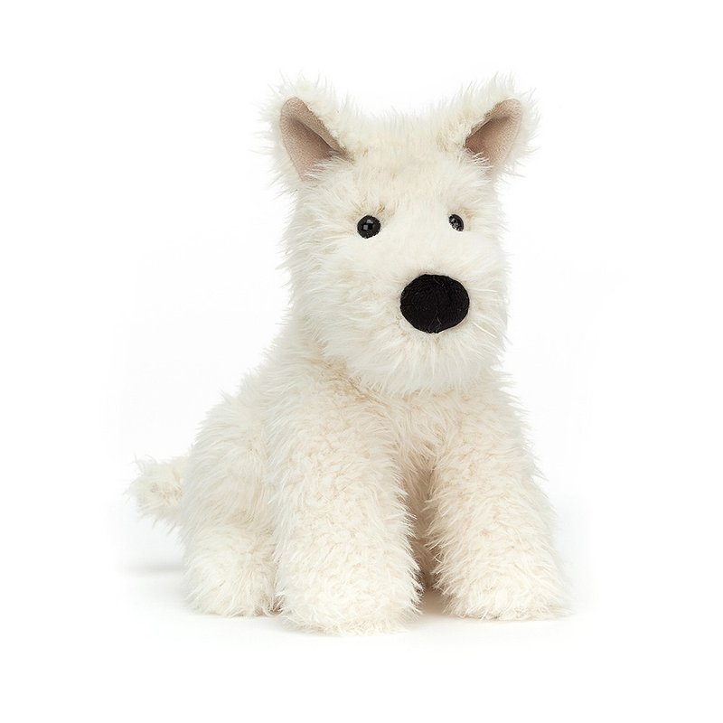 Munro Scottie Dog 蘇格蘭梗犬/狗 西高地玩偶 - 玩偶/公仔 - 聚酯纖維 白色