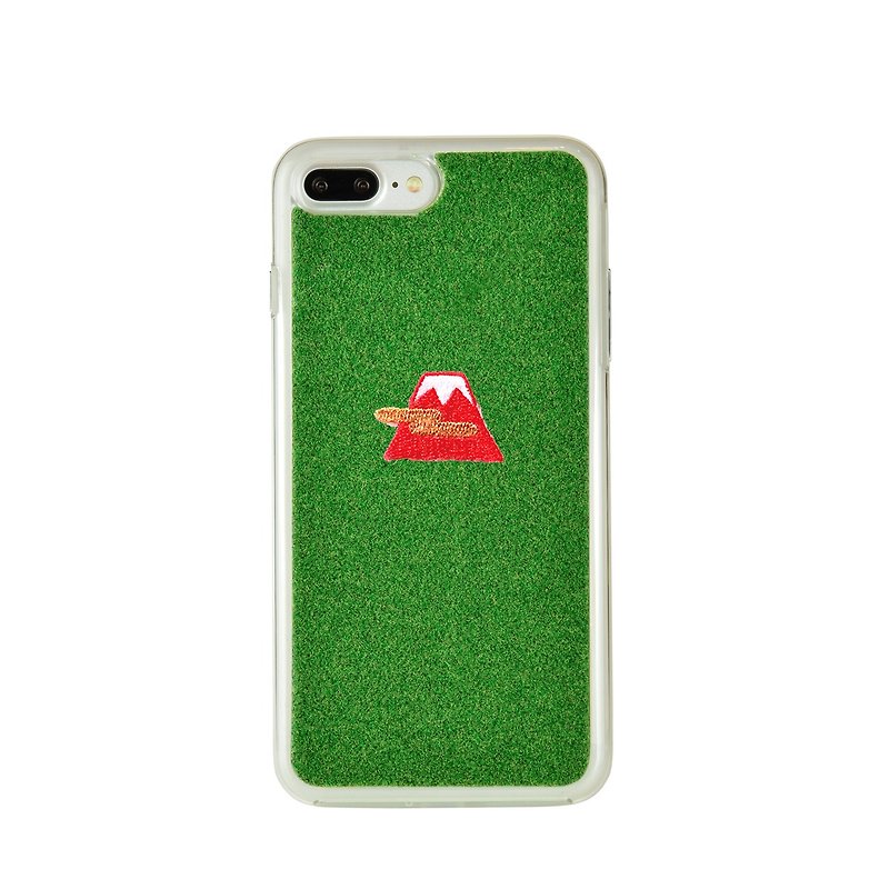 [iPhone7 Plus Case] Shibaful -Mill Ends Park Kyototo Fuji Aka- for iPhone 7 Plus - Phone Cases - Other Materials Green