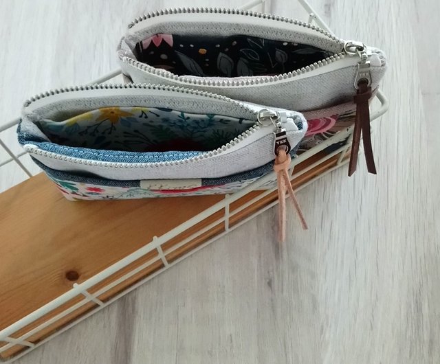 FWL/四層小財布】百花園ローズガーデンフランスシルバータマネギ