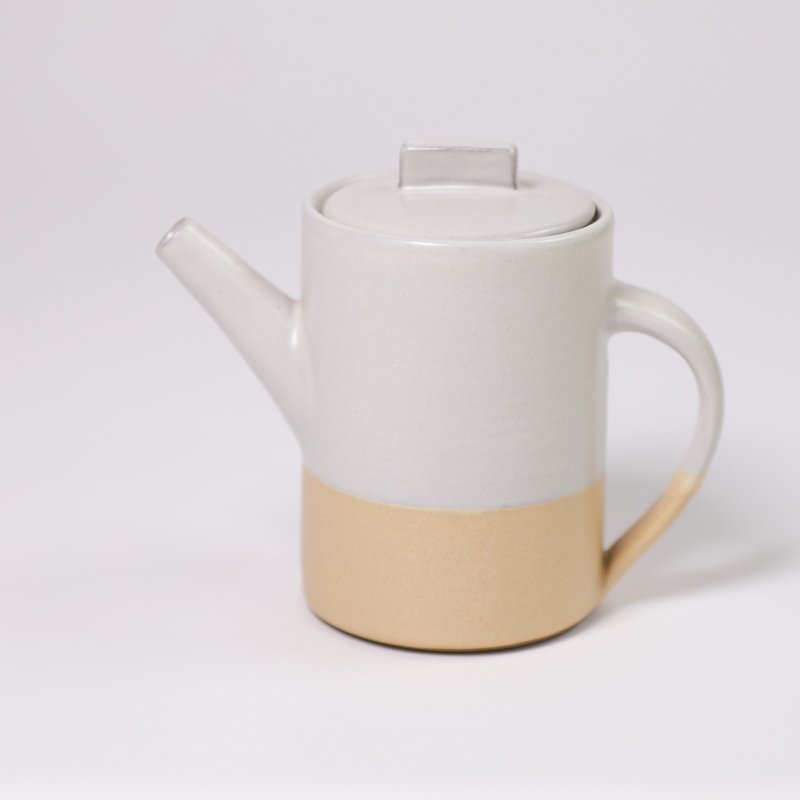 tea pot-white-fair trade - Teapots & Teacups - Pottery White