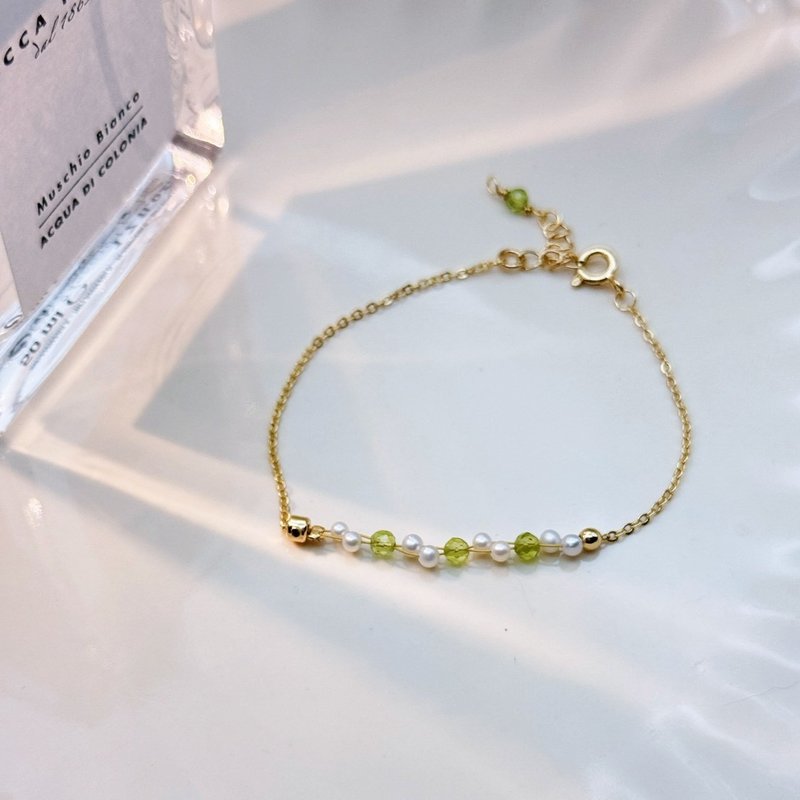 晨露詩篇 / 手作天然石珍珠飾品 - 手鍊/手環 - 水晶 