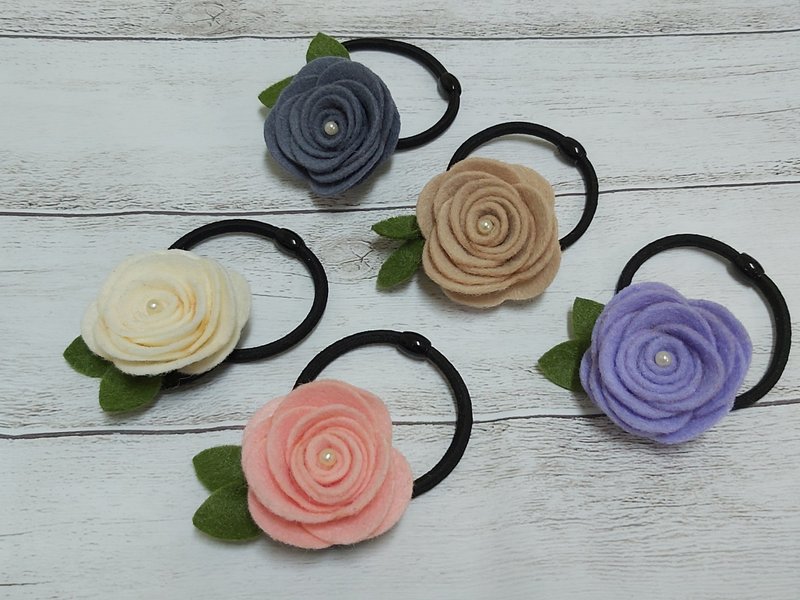 Multi-color rose styling hair accessories. Hair bundles. Hair bands - เครื่องประดับผม - ไฟเบอร์อื่นๆ 