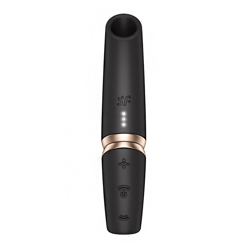 德國 Satisfyer Perfect Kiss 3D磁感律動吸吮器-黑金 - 情趣用品 - 其他材質 