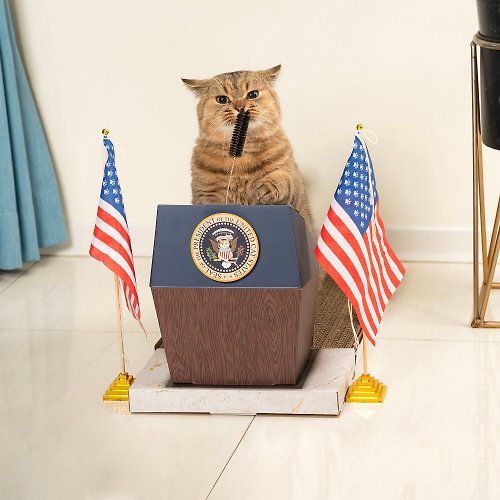 LA LA CAT 香閣裡拉 【LA LA CAT】貓國總統演講台 貓抓板 原廠出貨 台灣設計製造