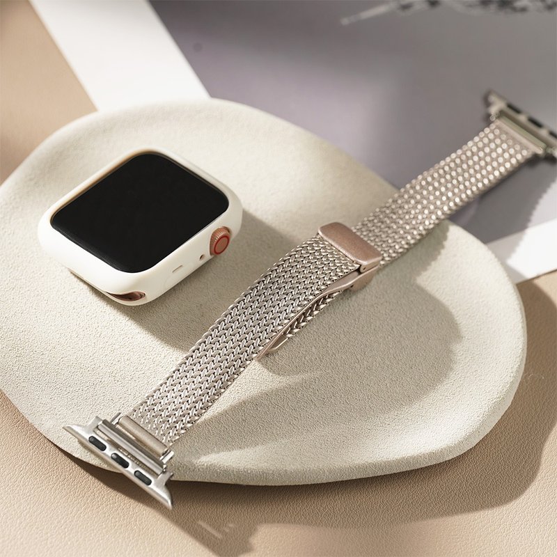 Apple Watch 設計款磁吸編織米蘭 錶帶 - 錶帶 - 不鏽鋼 