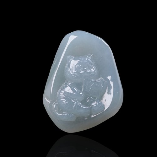瓔珞珠寶盒 E.L.Jewelry Box 【虎虎生風】冰種翡翠老虎項鍊 | 天然緬甸玉翡翠A貨 | 送禮