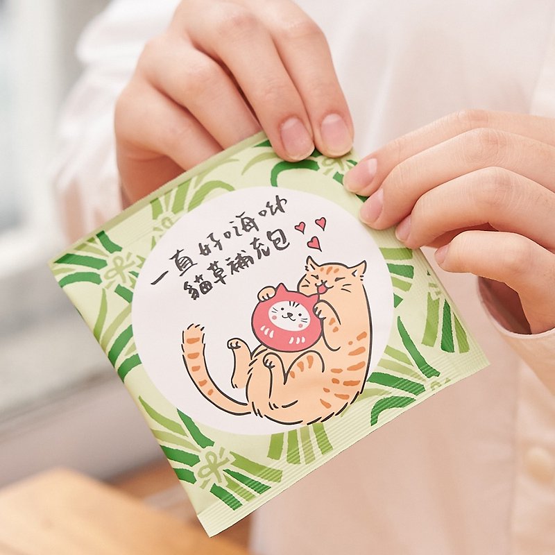 Purchase limit is 1 pack for 1 yuan. Additional purchase from event store - single-serve cat grass tea/cat grass toy refill pack - ของเล่นสัตว์ - วัสดุอื่นๆ 