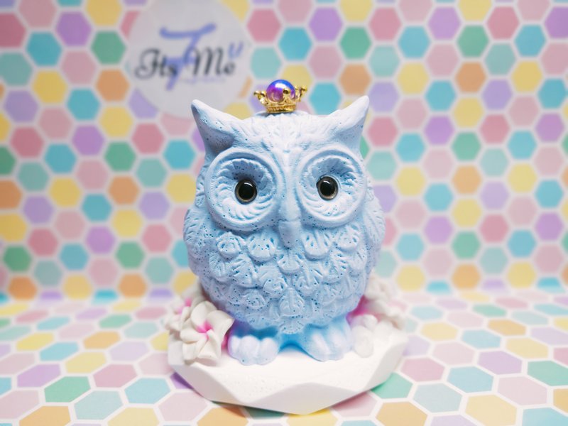 Blessing Owl-Large-Three-dimensional Diffuser Stone - น้ำหอม - วัสดุอื่นๆ หลากหลายสี