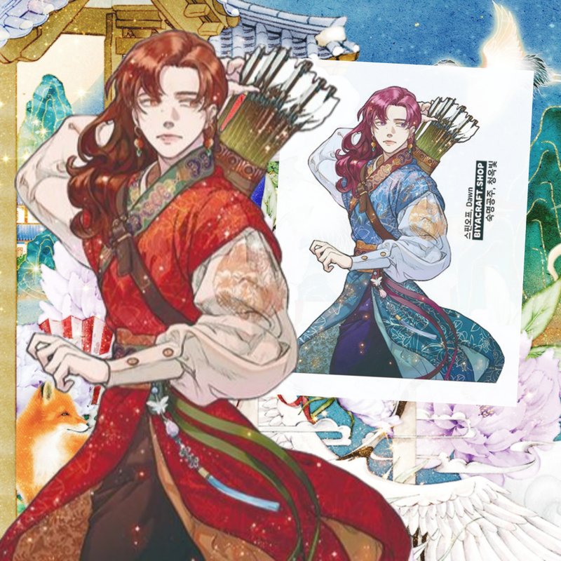 Spin off, Character, Princess Sookmyung - 貼紙 - 紙 多色