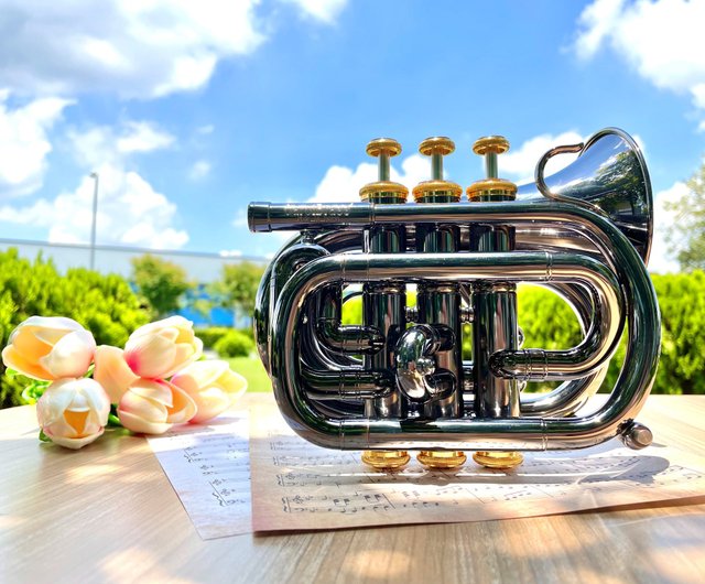 人気限定品】CarolBrass ミニトランペット -ブラック - ショップ