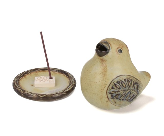 麗 うらら シルクロード 可愛くっ 香炉 INCENSE BURNER 松栄堂