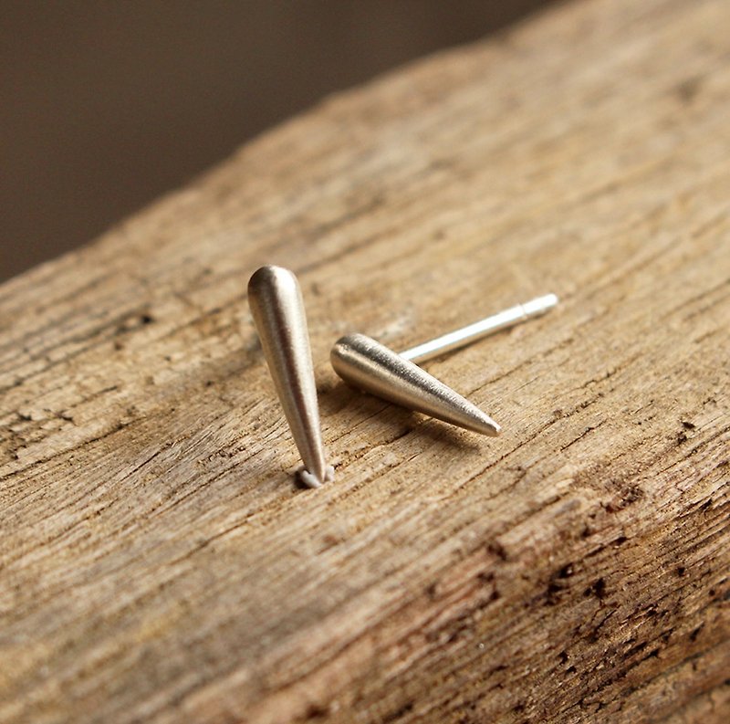 Needle Needle - Silver Earrings / Sterling Silver / Earrings - Earrings & Clip-ons - Sterling Silver 