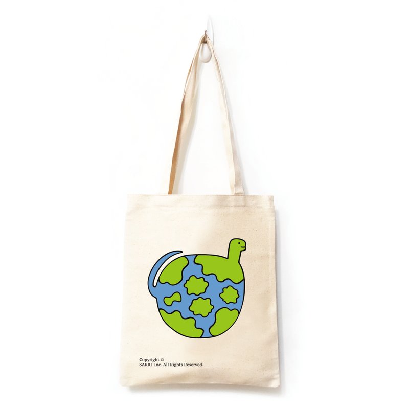 地球 環保 Recycle 收納包 化妝包 帆布袋 托特包 環保袋 帆布 - 化妝包/收納袋 - 棉．麻 綠色