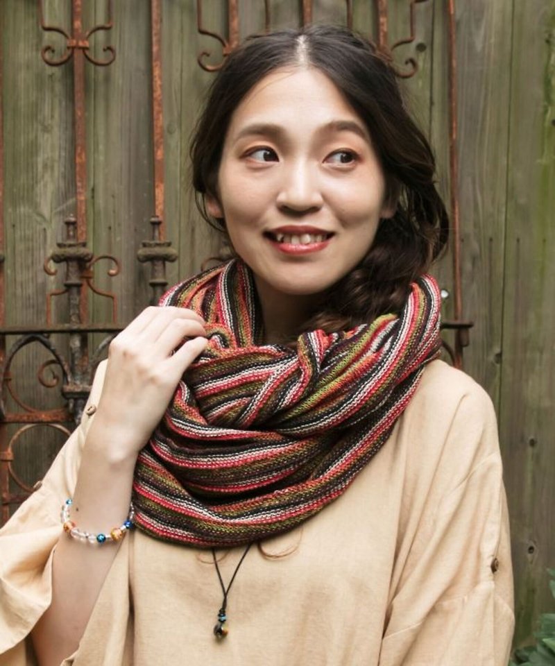 [Popular pre-order] Nepali woven scarf multifunctional blouse type B (6 colors) NWWP0104 - Scarves - Other Materials 