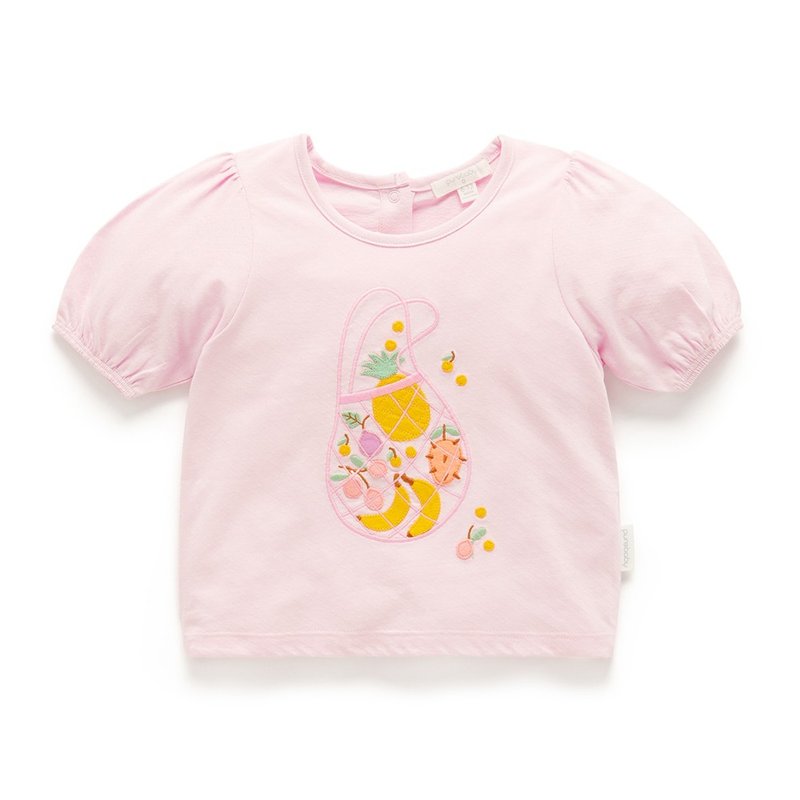 澳洲Purebaby有機棉女童裝上衣12M-4T 水果貼花 - 男/女童裝 - 棉．麻 