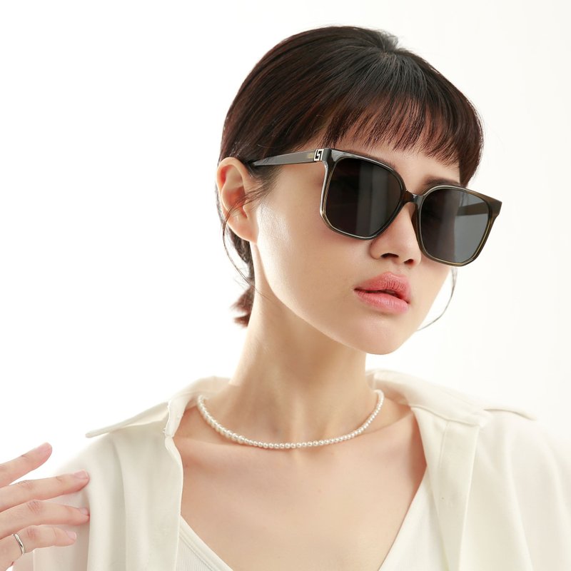 ASLLY TR90 Urban Polarized UV400 Sunglasses - แว่นกันแดด - พลาสติก สีดำ