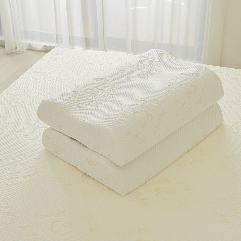 【恆溫加長型護頸記憶枕】60密度│60x36cm 天絲布套 台灣製造 - 枕頭/抱枕 - 其他材質 