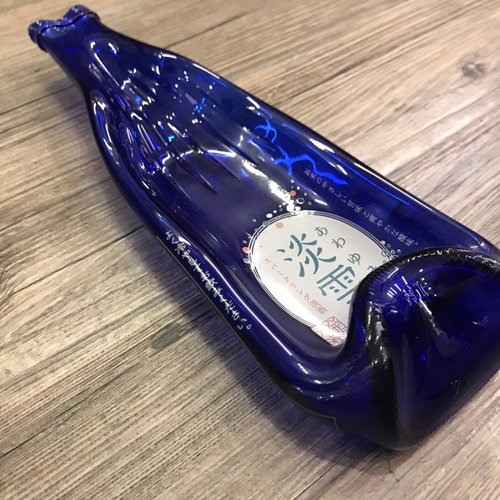 Flat Wine Bottle Art 瓶瓶禮 聖誕禮物 交換禮物 日本淡雪清酒 酒瓶 盛盤 收納盤