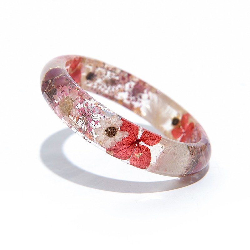 Alice Series [Magic Potion]-Cloris Gift Bracelet - Bracelets - Plants & Flowers Pink