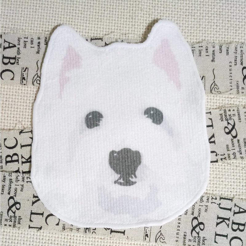 West Highland White Terrier ~ modeling towel - Towels - Polyester 
