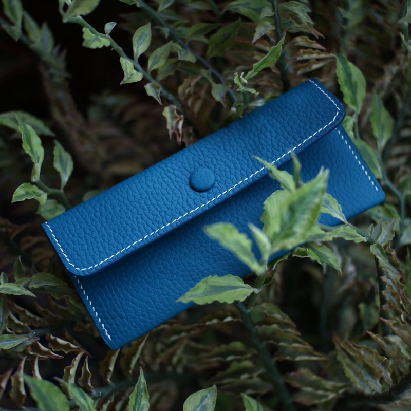 Personalized card wallet, custom leather wallet, money cash wallet for men women - Wallets - Genuine Leather 