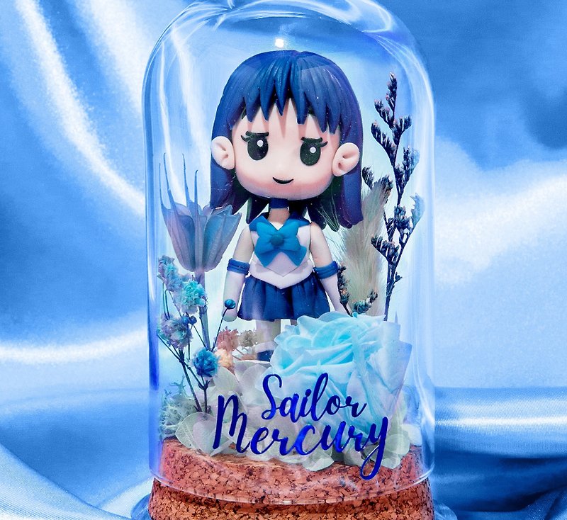 [Ready Stock] Sailor Moon Mini Flower Bottle Mizuno Ami - Stuffed Dolls & Figurines - Other Materials Multicolor