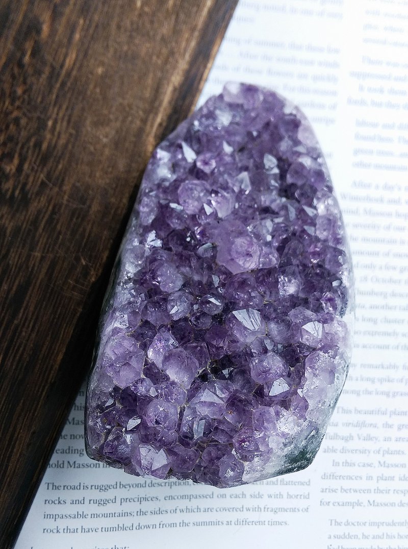 Amethyst  烏拉圭產地 原皮紫水晶  紫水晶晶鎮 天然礦石 原礦 - 擺飾/家飾品 - 其他材質 