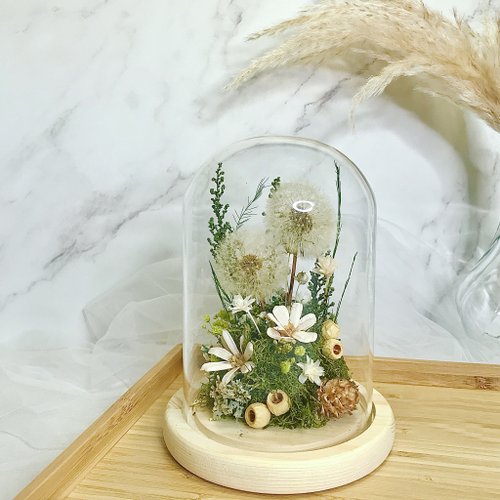 たんぽぽ不滅の花 ガラスの鈴 - ショップ missniflorist ドライ
