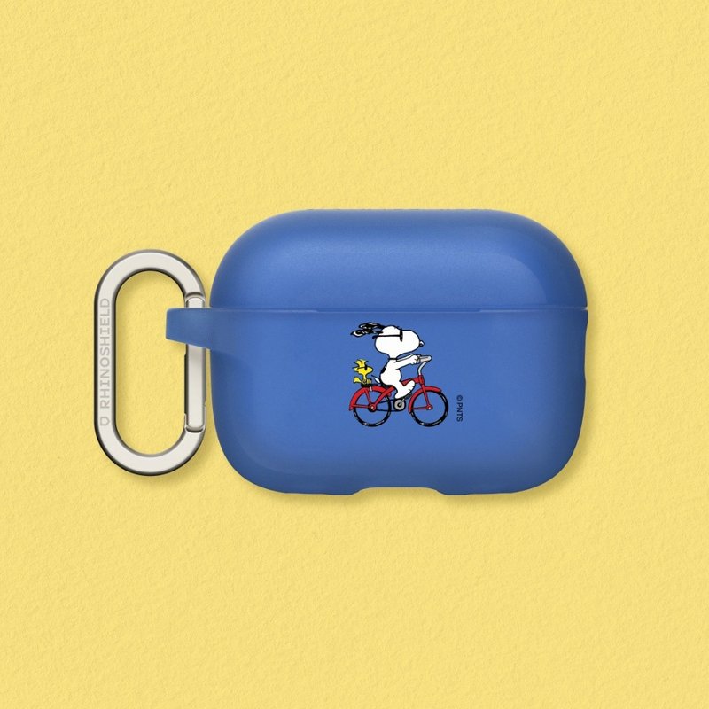Airpods系列 防摔保護殼∣Snoopy史努比/Snoopy Ride The Bike - AirPods/耳機保護套 - 塑膠 多色