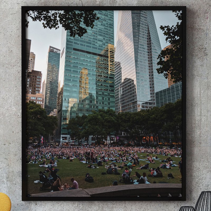 New York City Streets Modern Town Urban New York Architecture Concrete Park City - Posters - Paper 