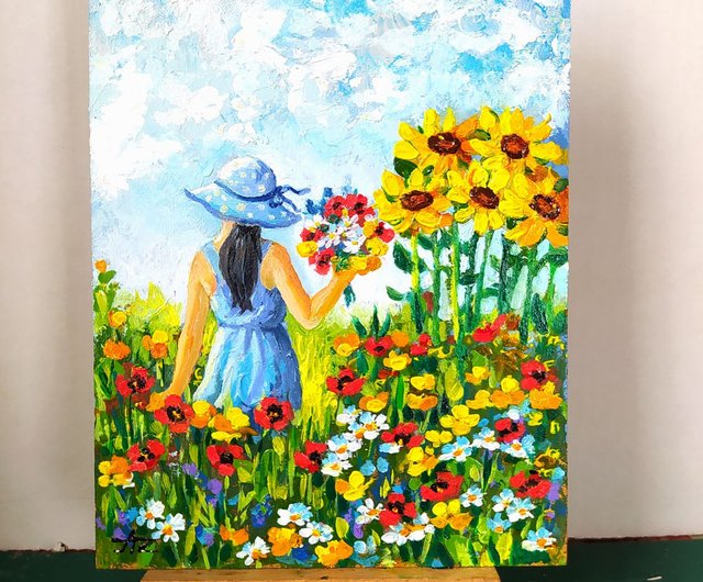 新しい仏陀 F キャンバスに手描きされた絵画 壁アート絵画