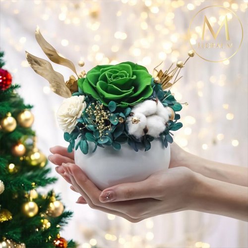 Floral M 花藝 法式森林永生花禮 (贈送5ml香氛油)