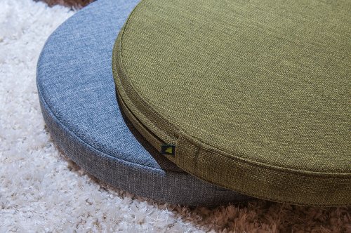 WOODY full seat cushion linen green
