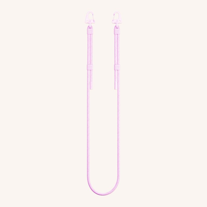 XOUXOU Phone Carabiner Rope - Rosato - Phone Accessories - Nylon Pink