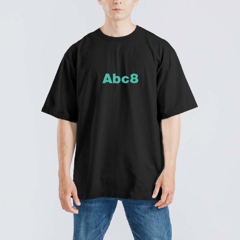 Abc8 GD 權志龍 龍哥 衣服 童裝 落肩 寬版 純棉 排汗衣 黑T - 男 T 恤 - 棉．麻 多色
