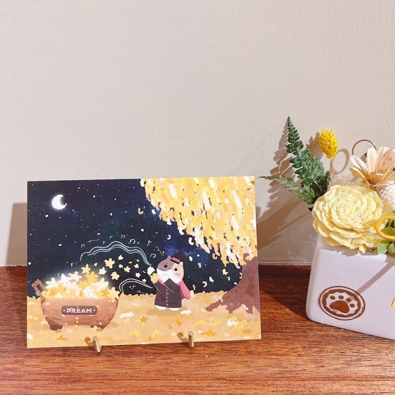 喵的明信片 - 卡片/明信片 - 紙 多色