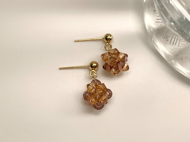 金平糖 / 糖果耳環 小耳環 / 垂墜耳環 手作飾品 / 耳針 耳夾 - 耳環/耳夾/耳骨夾 - 樹脂 多色