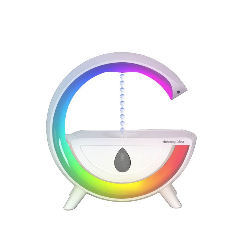 MIST 反重力水滴加濕器 氛圍燈 霧化器 家用加濕器 辦公室臺燈 - 其他小家電 - 其他材質 白色